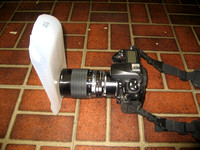 Milk jug flash diffuser for macros