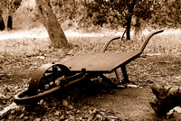 Wheelbarrow in Sepia
